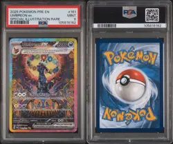 2025 POKEMON PRE EN-PRISMATIC EVOLUTIONS #161 UMBREON EX PSA 9 - Image 3