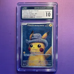 Pikachu with Grey Felt Hat Van Gogh POKEMON SVP EN-SV Promo 2023 085 CGC 10 - Image 1