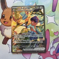 Pokemon TCG Hop's Zacian EX Card 186/159 Journey Together SIR - Image 1