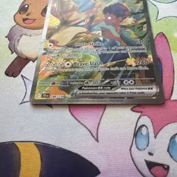 Pokemon TCG Hop's Zacian EX Card 186/159 Journey Together SIR - Image 2
