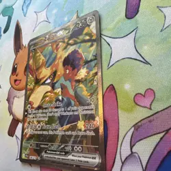 Pokemon TCG Hop's Zacian EX Card 186/159 Journey Together SIR - Image 3