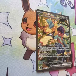 Pokemon TCG Hop's Zacian EX Card 186/159 Journey Together SIR - Image 4