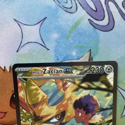 Pokemon TCG Hop's Zacian EX Card 186/159 Journey Together SIR - Image 5