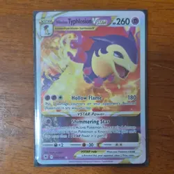 Pokemon Hisuian Typhlosion VSTAR 054/189 Sword & Shield Holo Rare Psychic HP 260 - Image 1