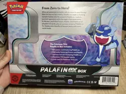 PALAFIN EX BOX Pokemon TCG 4 Booster Packs + 4 Foil Promo Cards SEALED NEW - Image 2