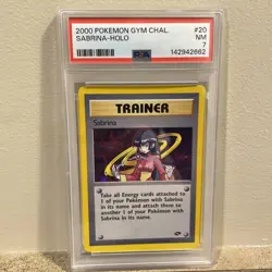2000 POKEMON GYM CHALLENGE #20 SABRINA-HOLO PSA 7 - Image 1