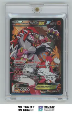 2015 Pokemon XY Double Crisis Groudon EX #15/34 - Image 1