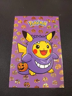 Pikachu Gengar Costume - Gold Ice Holo - Electric Pikachu Database - Pokemon - Image 1