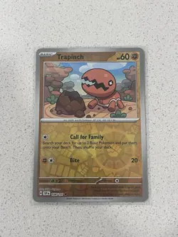 Pokemon Near Mint Surging Sparks Reverse Holo Trapinch 104/191 - Image 1
