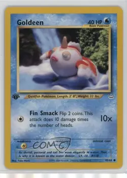 Goldeen 1st Ed. Pokemon Neo Revelation #45 2001 - Image 1