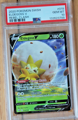PSA 10 ELDEGOSS V 2020 Pokemon Rebel Clash #019 - Image 1