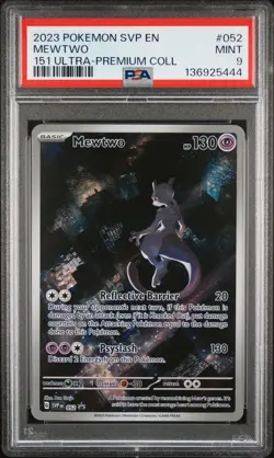 136925444 Mewtwo 2023 Pokemon SV 151 Ultra Premium Promo - SVP EN #052 PSA 9 - Image 1
