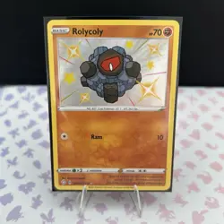 Pokemon Rolycoly SV067/SV122 - SWSH Shining Fates - Shiny Vault Card - Image 1