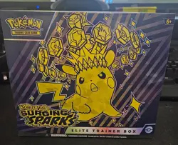 Pokemon TCG Surging Sparks Elite Trainer Box - SV08 Factory Sealed - Image 3
