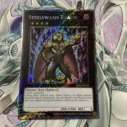 Steelswarm Roach RA04-EN151 1st Edition Platinum Secret Rare Yu-Gi-Oh! M/NM - Image 1