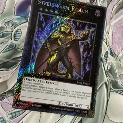 Steelswarm Roach RA04-EN151 1st Edition Platinum Secret Rare Yu-Gi-Oh! M/NM - Image 3