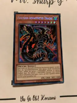 FINSTERE BEWAFFNETER DRACHE - LCKC-DE068 DEUTSCH Yu-Gi-Oh! SECRET RARE HOLO*PV - Image 5