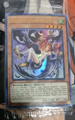 YU-GI-OH! Harpie Channeler LART-EN022 Lost Art Promo NEW! Sealed! - Image 1