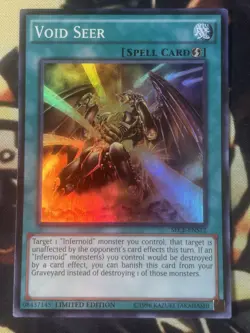Yugioh: Void Seer - SECE-ENS12 - Super Rare - Limited Edition - LP - Image 1