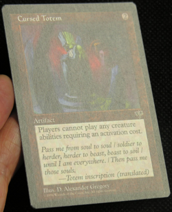 Cursed Totem - MTG Magice the Gathering - Mirage *MT/NM* - Image 3