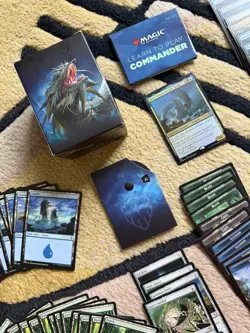 MTG Magic the Gathering Reap the Tides Commander Deck - COMPLETE - Image 1