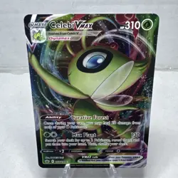 Pokemon TCG CELEBI VMAX Sword & Shield Chilling Reign 008/198 Holo Ultra Rare - Image 1