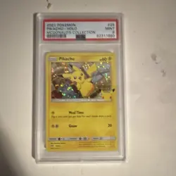 Pokemon TCG Pikachu 025/025 Holo McDonald's 25th Anniversary Promo PSA 9 - Image 1