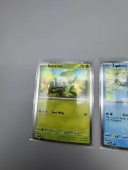 Pokemon 151 Poster Promos Set Of 3 Cosmo Holos Bulbasaur Charmander Squirtle - Image 4