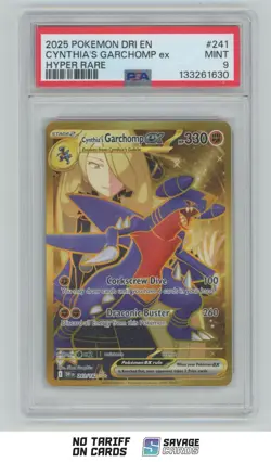 2025 Pokemon Scarlet & Violet Series - Destined Rivals Cynthia's Garchomp ex PSA - Image 1