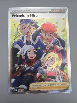 NM-Mint Friends in Hisui (Full Art) - 148/159 - Ultra Rare Pokemon Crown Zenith - Image 1