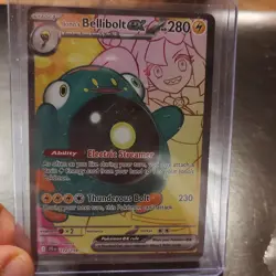 Pokemon Iono's Bellibolt ex 172/159 Holo Rare Stage 1 EX Pokemon TCG Card - Image 1