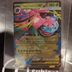 Pokemon Mega Venusaur ex 003/132 Me01 Holo Double Rare Stage 2 HP 380 - Image 1