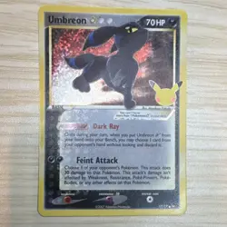 Pokemon Umbreon Star Holo Ultra Rare 17/17 POP Series 5 2007 70HP Dark Ray - Image 2