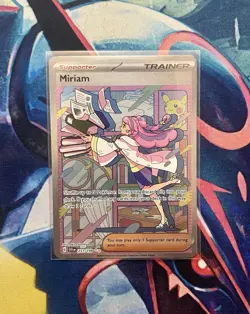 Pokemon Miriam Trainer Full Art Holo SV01 251/198 Akira Komayama Card NM - Image 1