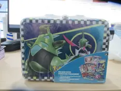 Pokemon TCG 2024 Collector Treasure Chest Tin Lunch Box Factory Sealed - Image 1