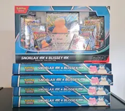 Pokemon Trading Card Game Snorlax ex and Blissey ex Special Collection - 5 BOXES - Image 1
