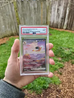 Pokemon TCG Charizard EX 199/165 PSA 9 Special Illustration - Image 1