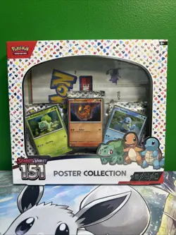 Pokemon TCG Scarlet & Violet 151 Poster Collection New Fast Ship 820650853166 - Image 1