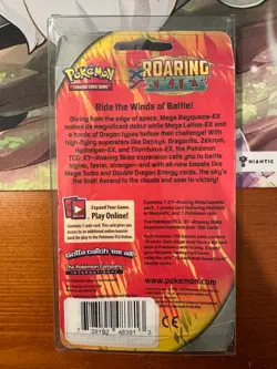 POKEMON XY Roaring Skies BLISTER CHECKLANE BOOSTER PACK -- Meowstic Cosmos Promo - Image 2
