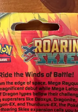 POKEMON XY Roaring Skies BLISTER CHECKLANE BOOSTER PACK -- Meowstic Cosmos Promo - Image 3