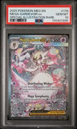 2025 Pokemon Mega Evolution Gardevoir EX 178 PSA 10 - Image 1