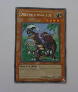 Destroyersaurus FOTB-EN017 (Rare, 1st Edition, Lightly Played / LP) Yugioh - Image 1