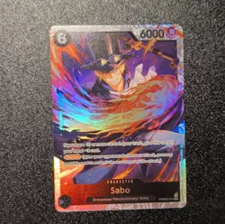 One Piece Card Game Sabo PRB02-014 Premium Booster Vol.2 SR Foil 6000 Power - Image 1