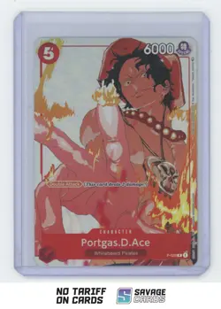 2023 One Piece TCG Gift Collection Portgas.D.Ace #P-028 - Image 1