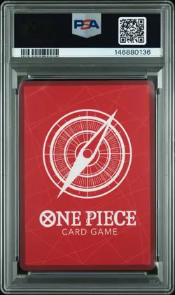 2026 ONE PIECE OP14-EB04-THE AZURE SEA'S SEVEN ALTERNATE ART TRAFALGAR LAW PSA 9 - Image 2