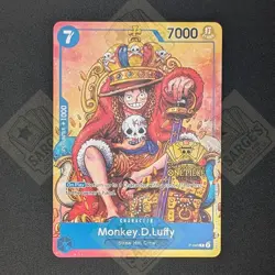 Monkey.D.Luffy (2nd Anniversary Stamped Promo) P-043 - One Piece TCG English NM - Image 1