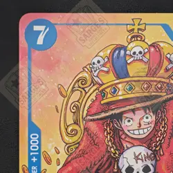 Monkey.D.Luffy (2nd Anniversary Stamped Promo) P-043 - One Piece TCG English NM - Image 3
