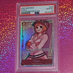PSA 10 2023 ONE PIECE OP05 EN KOALA #006 GEM MINT SUPER RARE - Image 1