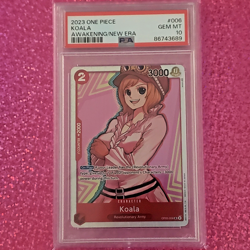 PSA 10 2023 ONE PIECE OP05 EN KOALA #006 GEM MINT SUPER RARE - Image 2