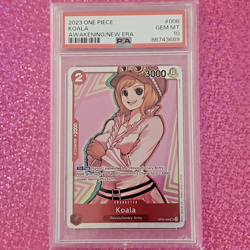 PSA 10 2023 ONE PIECE OP05 EN KOALA #006 GEM MINT SUPER RARE - Image 5